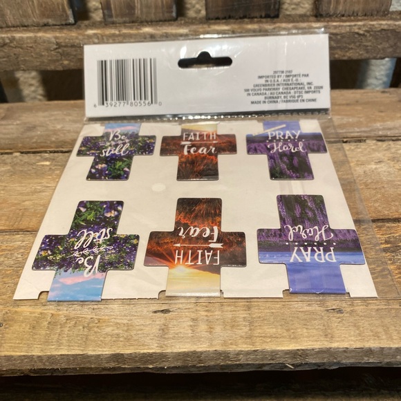 Religious Bookmarks Set Of 6, Cross Shaped Bookmarks, Inspirational Bookmarks - Picture 7 of 9